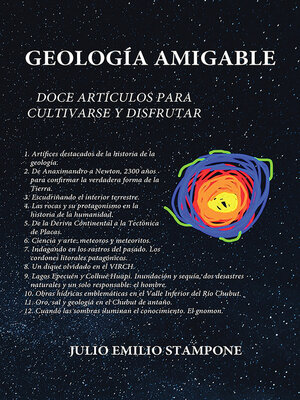 cover image of Geología amigable